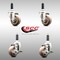 Service Caster 3 Inch 316SS High Temp Glass Filled Nylon 3/4 Inch Stem Caster Brake SCC, 2PK SCC-SS316EX20S314-GFNSHT-2-TLB-2-34 - alternate 4